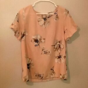 Floral print light pink